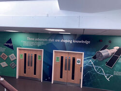 Internal wall branding for each Academy