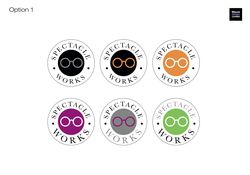 Spectacle Works logo development 1